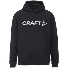  Craft Community 2.0 Logo kapucnis fekete férfi pulóver