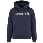 Craft Community 2.0 Logo kapucnis sötétkék női pulóver
