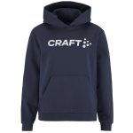 Craft Community 2.0 Logo kapucnis sötétkék női pulóver