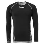 Kempa Attitude aláöltöző fekete hosszú ujjú póló