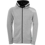 Kempa Core 26 kapucnis szürke cipzáras szabadidő felső