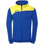   Kempa Athletics 29 kapucnis kék/sárga férfi szabadidő felső