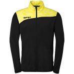   Kempa Athletics 29 cipzáras fekete/sárga férfi szabadidő felső