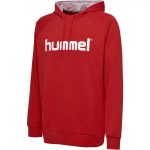 Hummel Go pamut Logo kapucnis piros pulóver