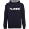 Hummel Go pamut Logo kapucnis sötétkék pulóver