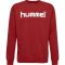 Hummel Go Logo pamut piros pulóver