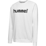 Hummel Go Logo pamut fehér pulóver