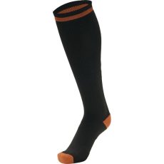 Hummel Elite fekete/okkersárga hosszú zokni