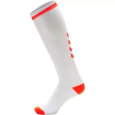 Hummel Elite fehér/narancssárga hosszú zokni