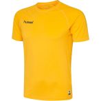   Hummel First Performance aláöltöző élénk sárga férfi póló