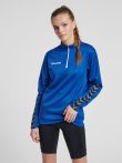 Hummel Authentic 1/4 cipzáros kék női szabadidő felső