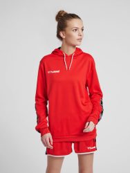 Hummel Authentic kapucnis piros női szabadidő felső