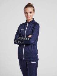 Hummel Authentic poly cipzáras sötétkék női szabadidő felső