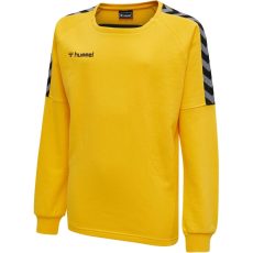 Hummel Authentic tréning pamut sárga gyerek pulóver Hummel Authentic tréning pamut sárga gyerek pulóver