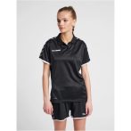 Hummel Authentic Functional fekete női galléros póló