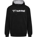 Hummel Mover pamut kapucnis fekete férfi pulóver