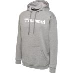Hummel Mover pamut kapucnis szürke férfi pulóver