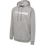 Hummel Mover pamut kapucnis szürke férfi pulóver