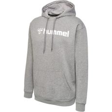 Hummel Mover pamut kapucnis szürke férfi pulóver
