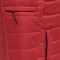Hummel North Quilted kapucnis piros női dzseki