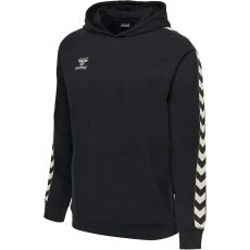 Hummel Move Classic pamut kapucnis fekete gyerek szabadidő felső