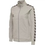   Hummel Move Classic pamut cipzáras szürke női szabadidő felső