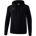 erima Essential Team pamut fekete kapucnis pulóver