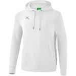 erima Essential Team pamut fehér kapucnis pulóver