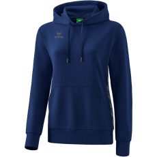 erima Essential Team pamut sötétkék női kapucnis pulóver