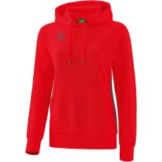 erima Essential Team pamut piros női kapucnis pulóver