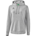 erima Essential Team pamut szürke női kapucnis pulóver