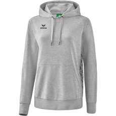 erima Essential Team pamut szürke női kapucnis pulóver
