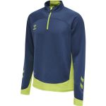 Hummel Lead 1/4 cipáras sötétkék/lime gyerek felső
