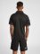 Hummel Lead funkcionális fekete férfi galléros póló