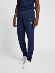 Hummel Mover Cuff pamut sötétkék férfi melegítőnadrág