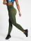 Hummel Clea közepes derekú sötétzöld női nadrág