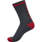 Hummel Elite PA sötétszürke/piros zokni