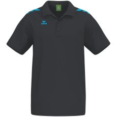 erima CMPT 3 Wings pamut fekete/kék galléros póló