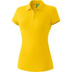 erima Teamsport pamut sárga női galléros póló