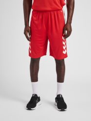 Hummel Core XK piros férfi kosárlabda rövidnadrág