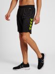 Hummel Core XK poly fekete/lime férfi rövidnadrág
