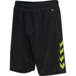 Hummel Core XK poly fekete/lime férfi rövidnadrág