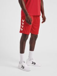 Hummel Core XK poly piros férfi rövidnadrág
