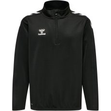 Hummel Core XK poly 1/4 cipzáras fekete gyerek pulóver