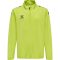 Hummel Core XK poly 1/4 cipzáras lime gyerek pulóver