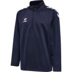   Hummel Core XK poly 1/4 cipzáras sötétkék gyerek pulóver