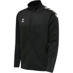   Hummel Core XK poly cipzáras fekete férfi szabadidő felső