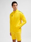   Hummel Core XK poly cipzáras sárga férfi szabadidő felső