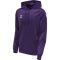 Hummel Core XK poly kapucnis lila/fehér férfi pulóver