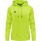 Hummel Core XK poly kapucnis lime férfi pulóver
